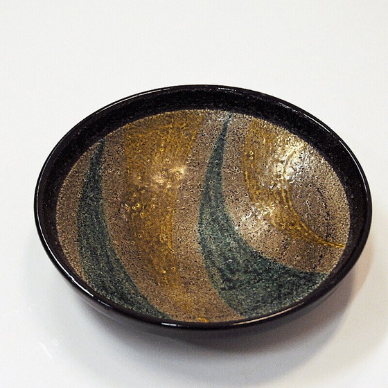Image 1 of Plat vintage en céramique Campo par Ingrid Atterberg pour Upsala-Ekeby, Suède 1950