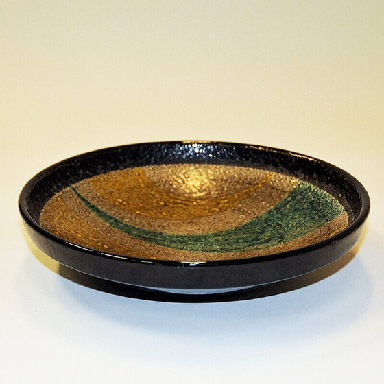 Image 1 of Plat vintage en céramique Campo par Ingrid Atterberg pour Upsala-Ekeby, Suède 1950