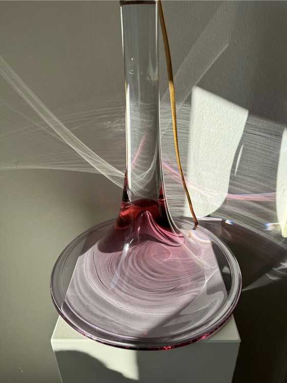 Image 1 of Grande lampe en verre Holmegaard "Fanfare", Royal Copenhagen, Vintage, Danois, 1980S