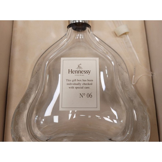 Image 1 of Carafe à cognac vintage en cristal de Baccarat par Richard Hennessy, France 1990