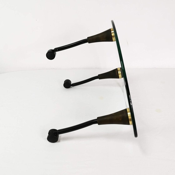 Image 1 of Table basse vintage en bois et métal, Allemagne 1980