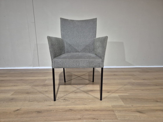 Image 1 of 3x Bert Plantagie Chaises de salle à manger - Gris - Taupe - Design