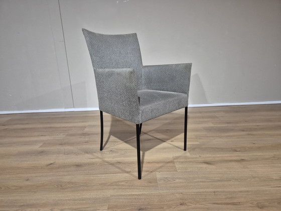 Image 1 of 3x Bert Plantagie Chaises de salle à manger - Gris - Taupe - Design