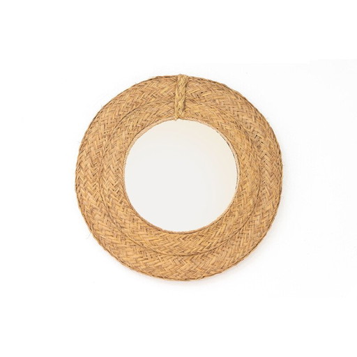 Miroir rond vintage en alfa