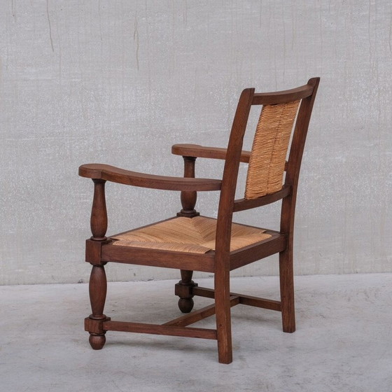 Image 1 of Paire de fauteuils vintage en jonc, France 1950