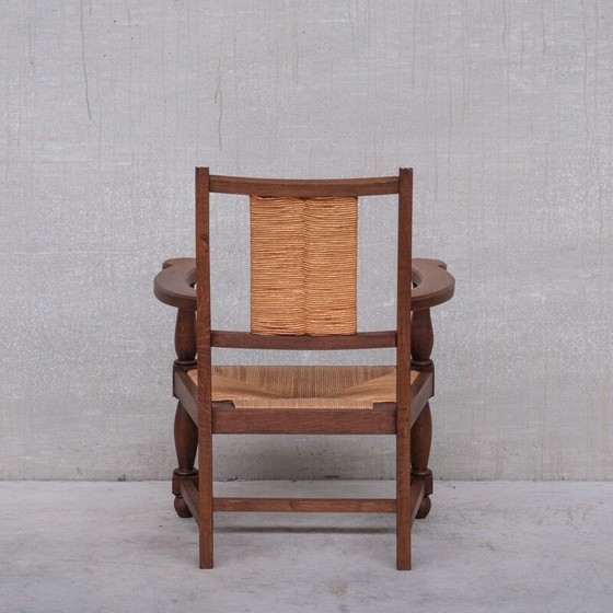 Image 1 of Paire de fauteuils vintage en jonc, France 1950