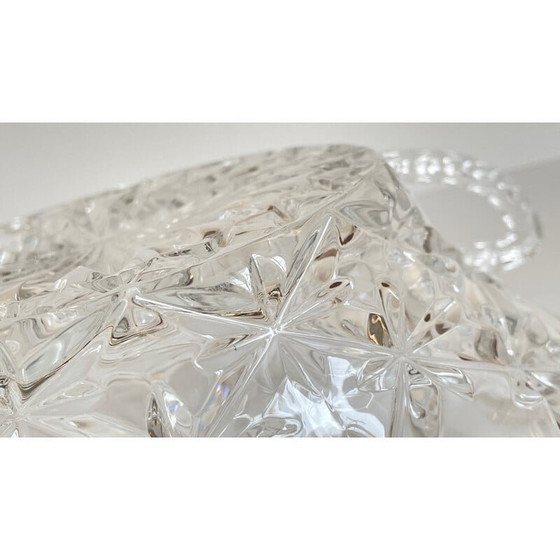 Image 1 of Plat vintage en cristal ciselé