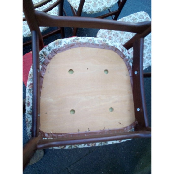 Image 1 of Ensemble de 6 chaises de salle à manger danoises vintage