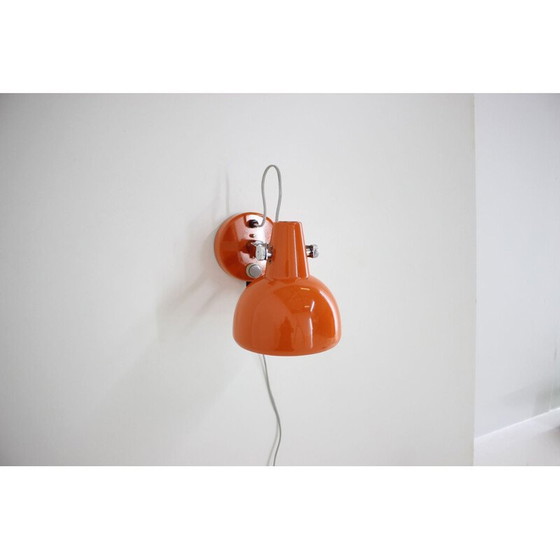 Image 1 of Applique vintage orange par Lidokov, 1960s