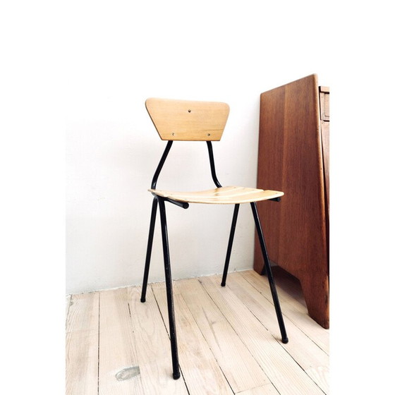 Image 1 of Chaise d'enfant vintage en bois de frêne, 1950