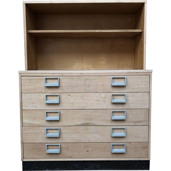 Image 1 of Commode bibliothèque vintage Esavian, école ESA, 1970