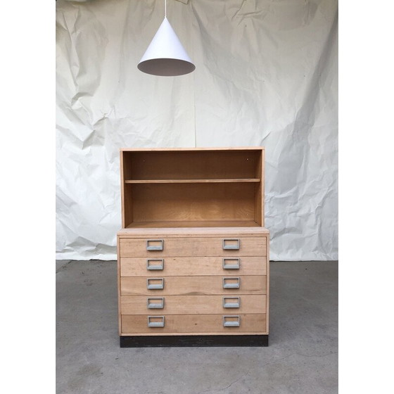 Image 1 of Commode bibliothèque vintage Esavian, école ESA, 1970