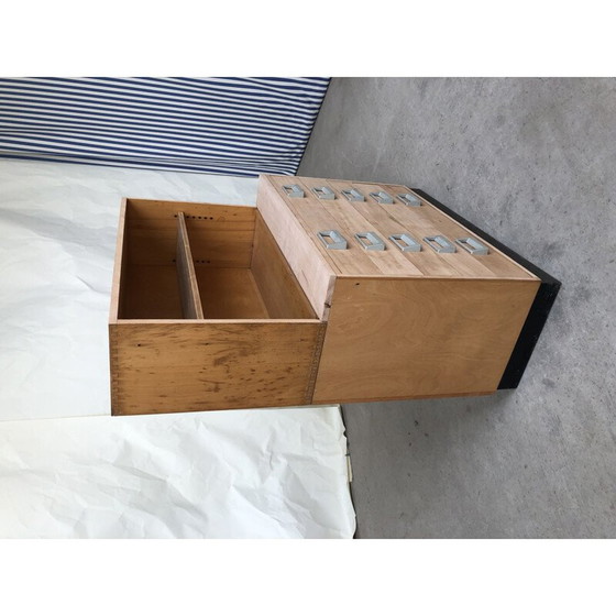 Image 1 of Commode bibliothèque vintage Esavian, école ESA, 1970