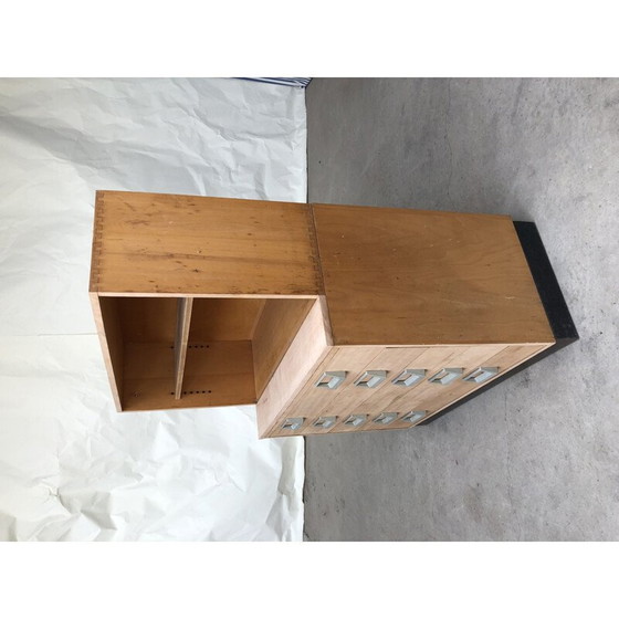 Image 1 of Commode bibliothèque vintage Esavian, école ESA, 1970
