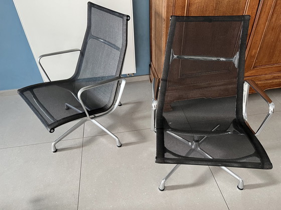 Image 1 of Vitra Eames Ea Lounge Netweave Chromed