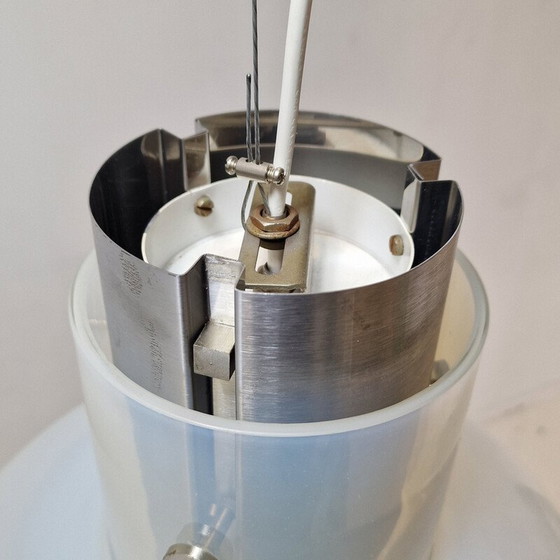 Image 1 of Lampe suspendue vintage en verre de Murano par Toni Zuccheri pour VeArt, Italie 1970