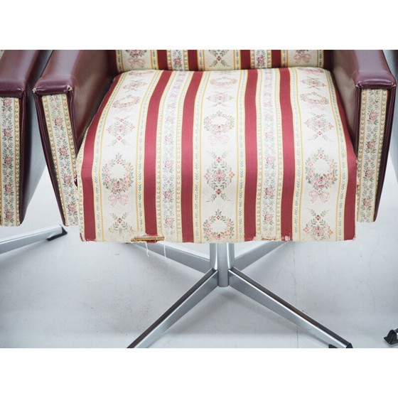 Image 1 of Ensemble de 4 fauteuils rotatifs du milieu du siècle dernier, 1970