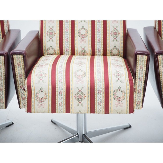 Image 1 of Ensemble de 4 fauteuils rotatifs du milieu du siècle dernier, 1970