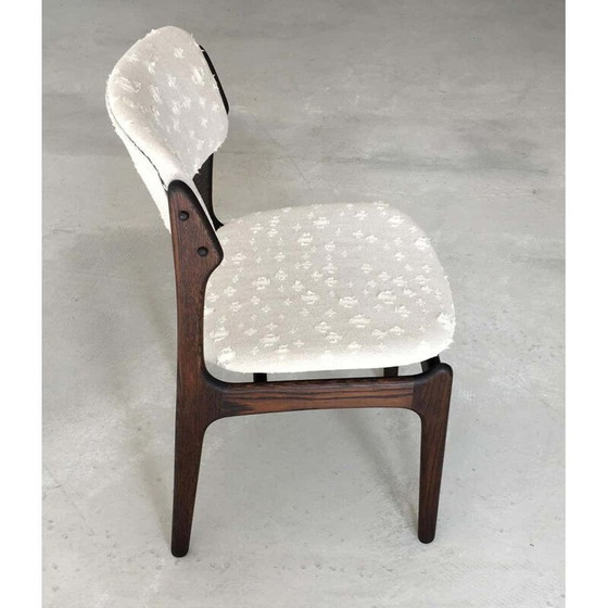 Image 1 of Ensemble de 8 chaises de salle à manger en chêne tanné par Erik Buch 1960s