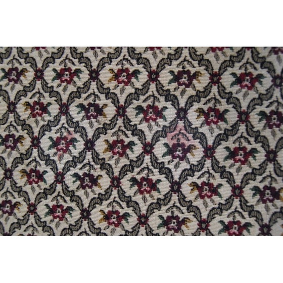 Image 1 of Canapé vintage 3 places en tissu et bois par Jitona, Tchécoslovaquie 1970