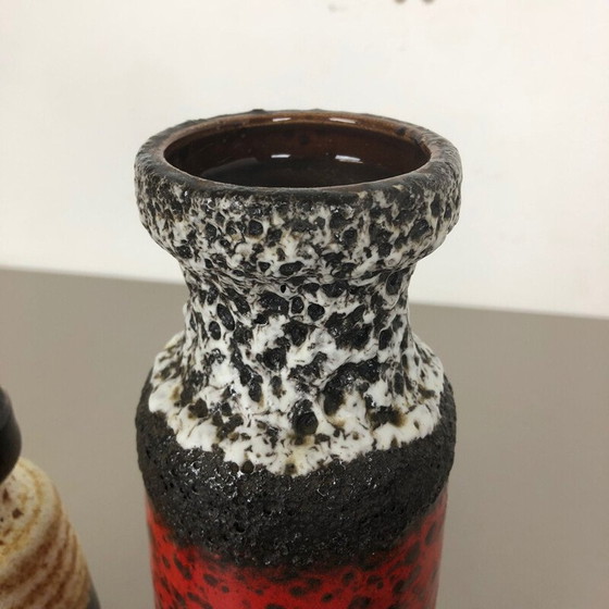 Image 1 of Ensemble de 4 vases de sol en céramique vintage par Zöller et Born, Allemagne 1950