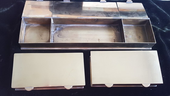 Image 1 of 3X Set de bureau en laiton