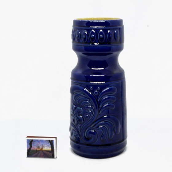 Image 1 of Vase rustique vintage en céramique pour Scheurich Keramik, Allemagne 1970