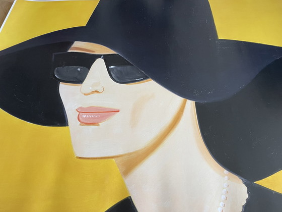 Image 1 of Alex Katz, Black Hat 2, 2010. Copyright Alex Katz/Bildrecht, Wien 2023