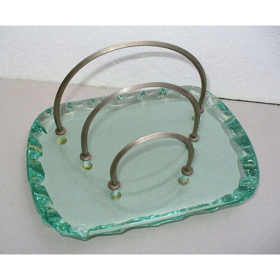 Image 1 of Set de bureau en cristal de Pietro Chiesa pour Fontana Arte, années 1930