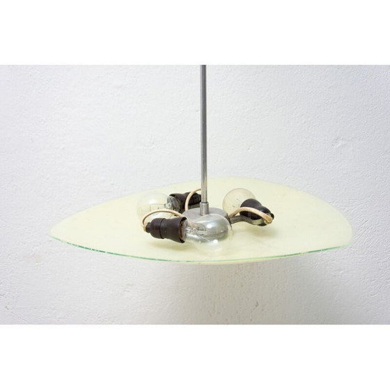 Image 1 of Suspension en verre vintage, Tchécoslovaquie 1960