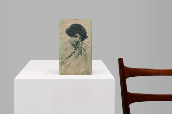 Image 1 of Boîte en carton belge Art déco, années 1930