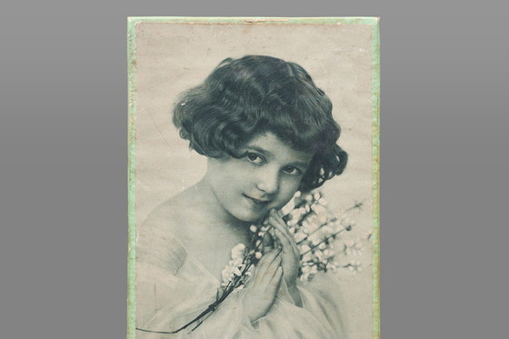 Image 1 of Boîte en carton belge Art déco, années 1930