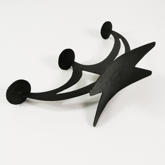 Image 1 of Chandelier vintage en métal, Allemagne 1960