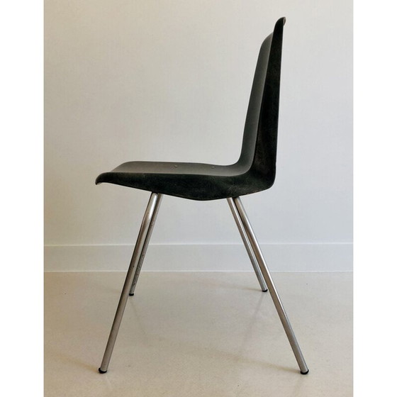 Image 1 of Ensemble de 4 chaises vintage par Alberto Roselli pour Rima, Italie années 1960