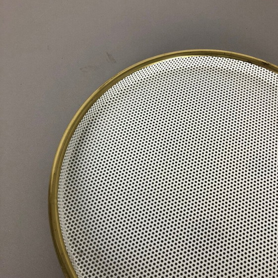 Image 1 of Plateau en métal vintage "Rigituelle", France 1960