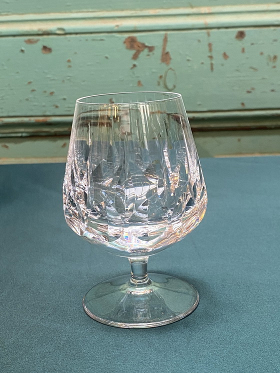 Image 1 of Ensemble de verres à cognac en cristal taillé