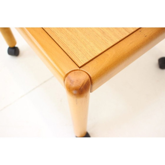 Image 1 of Table de conférence mobile vintage pour Ton, Tchécoslovaquie 1970