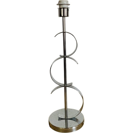 Image 1 of Lampe vintage en acier chromé de Luigi Ferro