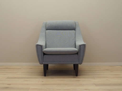 Fauteuil gris, Design danois, 1970S, Production : Danemark