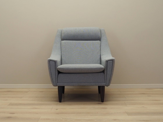 Image 1 of Fauteuil gris, Design danois, 1970S, Production : Danemark