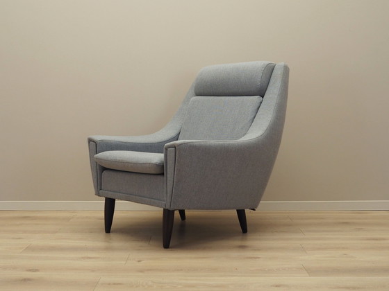 Image 1 of Fauteuil gris, Design danois, 1970S, Production : Danemark