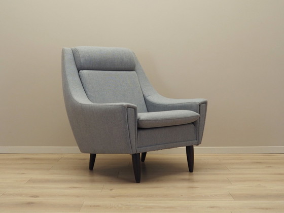 Image 1 of Fauteuil gris, Design danois, 1970S, Production : Danemark