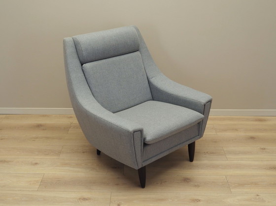 Image 1 of Fauteuil gris, Design danois, 1970S, Production : Danemark