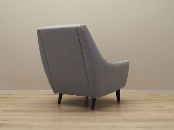 Image 1 of Fauteuil gris, Design danois, 1970S, Production : Danemark