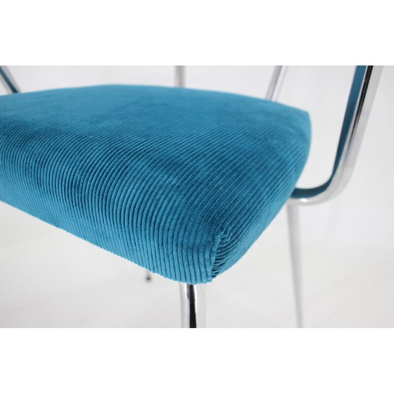 Image 1 of Paire de fauteuils italiens vintage en velours côtelé, 1960s