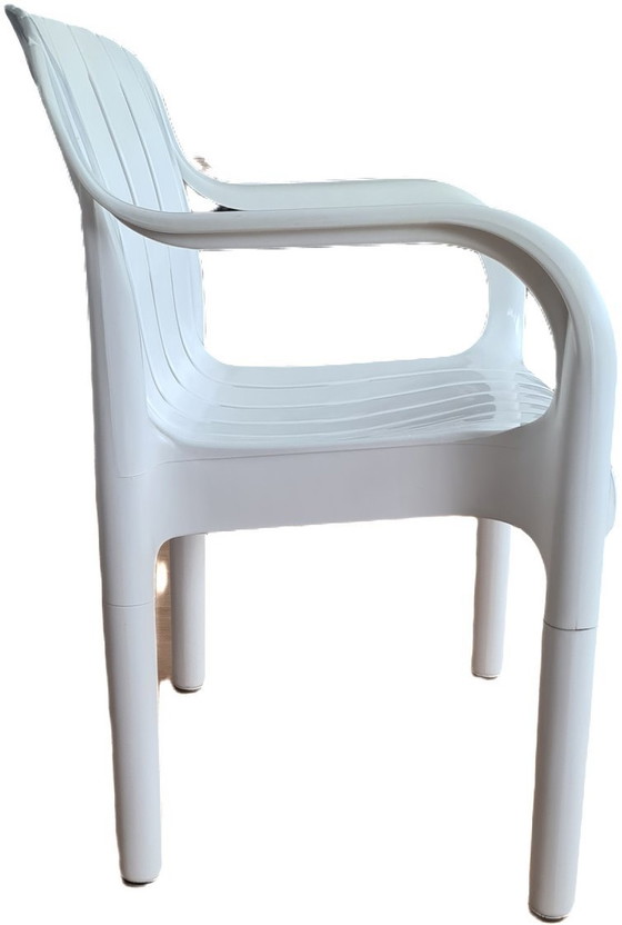 Image 1 of Chaises de jardin 4 pièces par Pierre Paulin pour Alibert