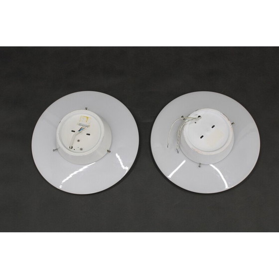 Image 1 of Paire de plafonniers Eklipta vintage par Arne Jacobsen pour Louis Poulsen, Danemark 1970