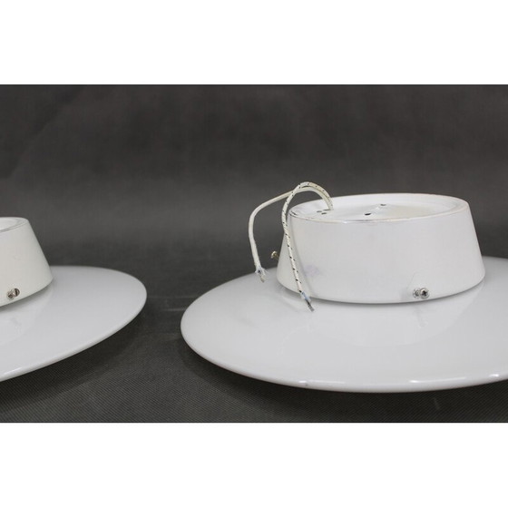 Image 1 of Paire de plafonniers Eklipta vintage par Arne Jacobsen pour Louis Poulsen, Danemark 1970