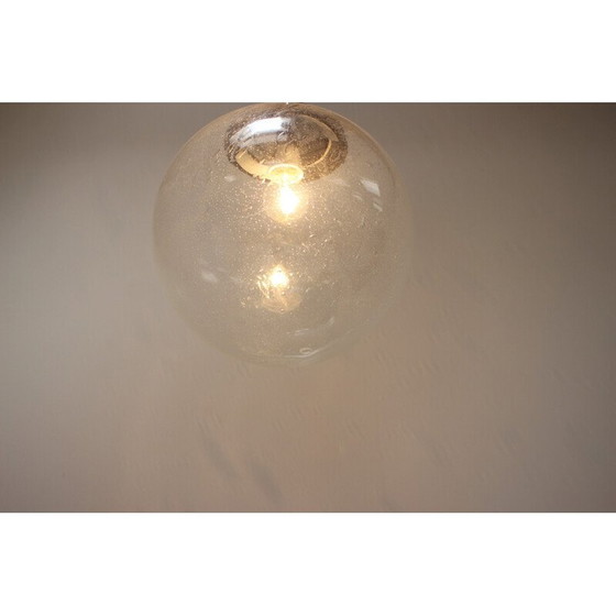 Image 1 of Lampe suspendue vintage en verre et plastique, Tchécoslovaquie, années 1960
