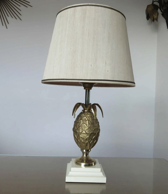 Image 1 of Lampe " Ananas " En Laiton 1970 